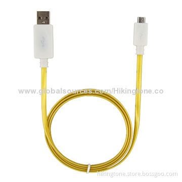 Colorful Light Micro USB Data Cable for iPhone 5